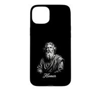 Carcasa para iPhone 15 Plus Homero Mitología Griega Odisea Ilíada Poeta