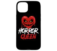 Carcasa para iPhone 15 Plus Horror Queen Zombie Heart Película de Terror Fan Girls Movie Night