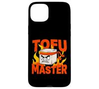 Carcasa para iPhone 15 Plus Humor de Karate Vegano de Tofu Master Angry Ninja