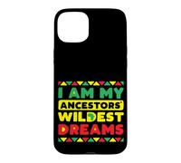 Carcasa para iPhone 15 Plus I Am My Ancestors Wildest Dreams Vintage Negro Historia Oscuro