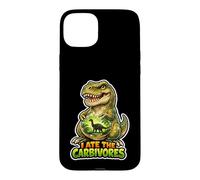 Carcasa para iPhone 15 Plus I Ate The Carbívoros Divertido Juego de Palabras Vegano Dino