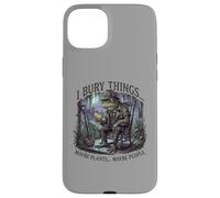 Carcasa para iPhone 15 Plus I Bury Things Frog Gardener Dark Humor Shovel