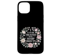 Carcasa para iPhone 15 Plus I Can Be Trusted with Sharp Objects Confianza sarcástica |-
