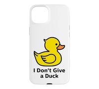 Carcasa para iPhone 15 Plus I Don't Give a Duck, Cool Yellow Duck Illustration Graphic