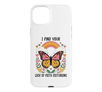 Carcasa para iPhone 15 Plus I Find Your Lack of Faith Disturbing Butterfly Christian