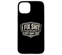 Carcasa para iPhone 15 Plus I Fix Shit That's What I Do Funny Handyman Repairman Reparaciones