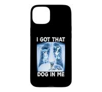 Carcasa para iPhone 15 Plus I Got That Dog in Me Dog Xray Meme Funny Dog Chihuahua