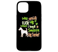 Carcasa para iPhone 15 Plus I Have A Smooth Fox Terrier Dog Lucky Funny St Patricks Day
