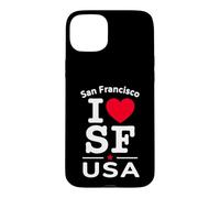 Carcasa para iPhone 15 Plus I Heart San Francisco I Love SF USA Californ Graphic Design
