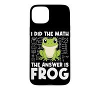 Carcasa para iPhone 15 Plus I Hice The Math La Respuesta es Frog Math Teacher Math Club