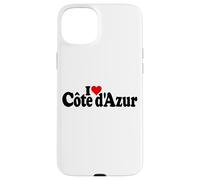 Carcasa para iPhone 15 Plus I Love Heart Cote D'AZUR LA Riviera Francesa Niza MÓNACO