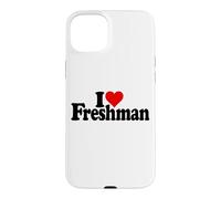 Carcasa para iPhone 15 Plus I Love Heart Freshman Freshmen FROSH Estudiante DE Primer AÑO