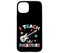 Carcasa para iPhone 15 Plus I Teach Lil' Rockstars, Profesor de música Rock, Banda de Guitarra