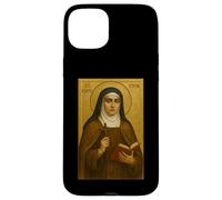 Carcasa para iPhone 15 Plus Icono católico Romano de Santa Edith Stein