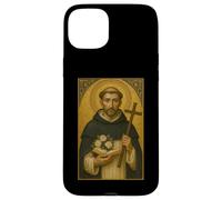 Carcasa para iPhone 15 Plus Icono católico Romano de Santo Domingo