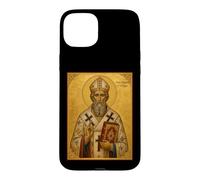 Carcasa para iPhone 15 Plus Icono ortodoxo de San Agustín de Hipona
