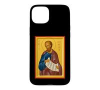 Carcasa para iPhone 15 Plus Icono ortodoxo profeta Eliseo