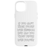 Carcasa para iPhone 15 Plus If You Can't Trust People Funny Sarcastic Humor gráfico