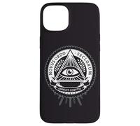 Carcasa para iPhone 15 Plus Illuminati Todo lo Viendo Ojo conspiración ilusión pirámide