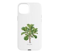Carcasa para iPhone 15 Plus Ilustración de Planta de Higo de Hoja de violín