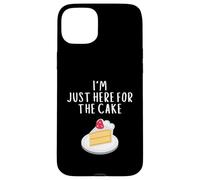 Carcasa para iPhone 15 Plus I'm Just Here For The Cake Funny Wedding Party Costume Cakes