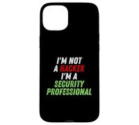 Carcasa para iPhone 15 Plus Im Not A Hacker Im A Security Professional OPSEC Cyber Humor