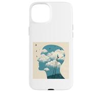 Carcasa para iPhone 15 Plus Imagina más Nube Mente Único Cielo Surrealista