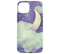 Carcasa para iPhone 15 Plus In My Fantasy Era Witchy Green Sage Purple Moon Phases Stars