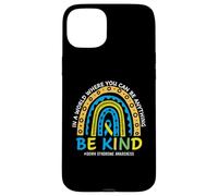 Carcasa para iPhone 15 Plus In October We Wear Blue Yellow Kind Down Syndrome Awareness