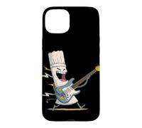 Carcasa para iPhone 15 Plus Increíble Cocinero con Guitarra eléctrica para fanáticos de la Cocina y el Rock