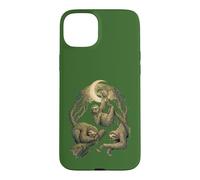 Carcasa para iPhone 15 Plus Insignia de la Poison Garden Society, Club Botánico Oscuro