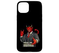 Carcasa para iPhone 15 Plus Insurance Devil | Protesta Humor Satanás Mal Codicia Corporativa