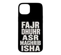 Carcasa para iPhone 15 Plus Islamic Call To Prayer Fajr Dhuhr ASR Maghrib Isha Muslim