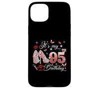 Carcasa para iPhone 15 Plus It’s My 95th Birthday Pink 95 Years Old Birthday Queen Party