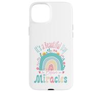 Carcasa para iPhone 15 Plus It's a Beautiful Day to Believe in Miracles Inspirational