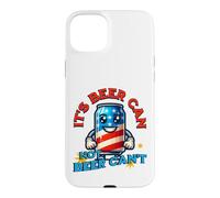 Carcasa para iPhone 15 Plus Its Beer Can Not Beer Cant Funny Party Drinking Joke