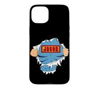 Carcasa para iPhone 15 Plus Jacob Name Superhero Gift for Boys Named Jacob