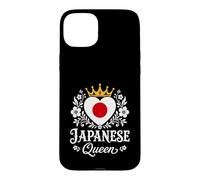 Carcasa para iPhone 15 Plus Japanese Queen Japan Flag Proud Japanese Woman