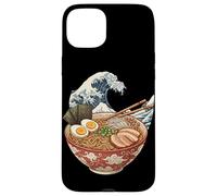 Carcasa para iPhone 15 Plus Japonés Ramen Bowl Ocean Kanagawa Wave Anime Food Noodle