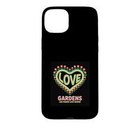Carcasa para iPhone 15 Plus Jardines Corazón Diseño Floral - El Amor Crece