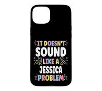 Carcasa para iPhone 15 Plus Jessica Personalized Women's Gift Custom Jessica