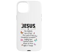 Carcasa para iPhone 15 Plus Jesus is The Messiah Mighty God Beautiful Savior Lamb of God