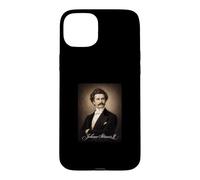 Carcasa para iPhone 15 Plus Johann Strauss Compositor Pianista