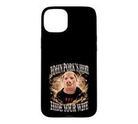 Carcasa para iPhone 15 Plus John Pork's Here Hide Your Wife Bootleg Divertido