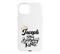Carcasa para iPhone 15 Plus Joseph The Birthday King Happy Birthday Shirt Hombres Niños Adolescentes