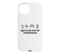 Carcasa para iPhone 15 Plus Joy is an Act of Resistance Rainbow Pride Month Human Rights