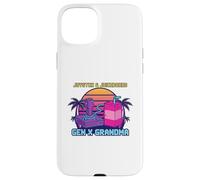 Carcasa para iPhone 15 Plus Joystick & Juiceboxes Gen X Grandma Retro 80s 90s Gamer