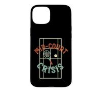 Carcasa para iPhone 15 Plus Juego de Palabras de Tenis Crisis en la cancha