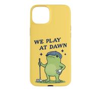 Carcasa para iPhone 15 Plus Jugamos En Dibujos Animados De Golfista Rana A