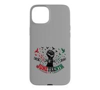 Carcasa para iPhone 15 Plus Juneteenth Freedom Day Emancipation Fist
